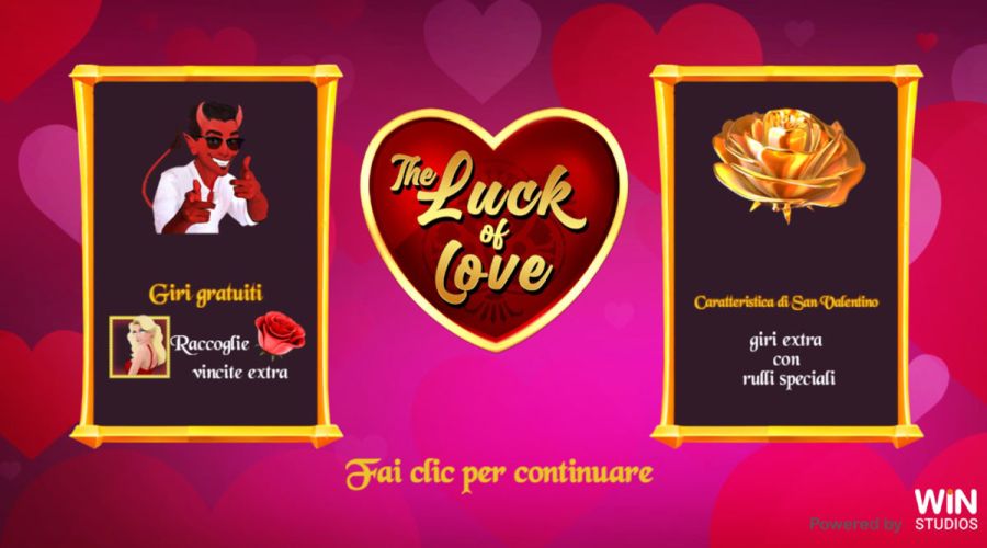 The Luck Of Love Schermata Iniziale - -