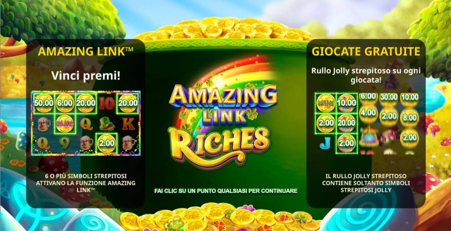 Amazing Link Riches Schermata Iniziale - -